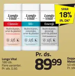 Fleggaard Longo Vital, DKK 89.99 tilbud