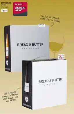 Fleggaard Bread & Butter Pinot Noir el. Chardonnay, DKK 99.99 tilbud