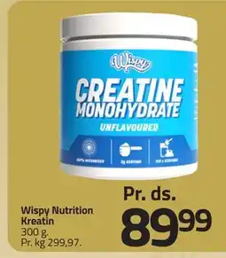 Fleggaard Wispy Nutrition Kreatin, DKK 89.99 tilbud