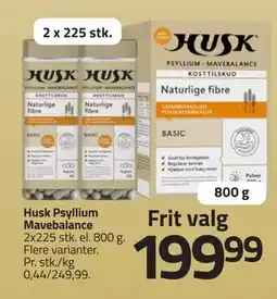 Fleggaard Husk Psyllium Mavebalance, DKK 199.99 tilbud