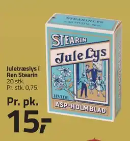 Fleggaard Juletræslys i Ren Stearin, DKK 15 tilbud