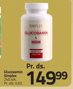 Fleggaard Glucosamin Simplex, DKK 149.99 tilbud