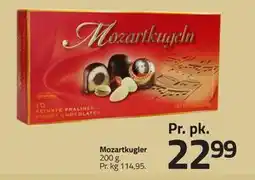 Fleggaard Mozartkugler, DKK 22.99 tilbud