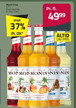 Fleggaard Monin Sirup, DKK 49.99 tilbud