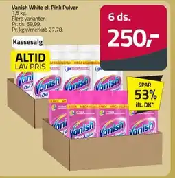 Fleggaard Vanish White el. Pink Pulver, DKK 250 tilbud