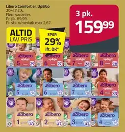 Fleggaard Libero Comfort el. Up&Go, DKK 159.99 tilbud