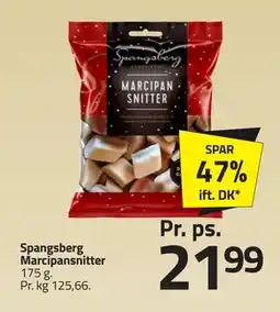 Fleggaard Spangsberg Marcipansnitter, DKK 21.99 tilbud