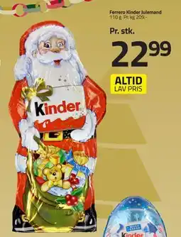 Fleggaard Ferrero Kinder Julemand, DKK 22.99 tilbud