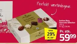 Fleggaard Anthon Berg Favourite Selection, DKK 59.99 tilbud