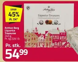 Fleggaard Anthon Berg Liquorice Treasures, DKK 54.99 tilbud