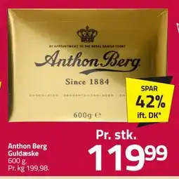 Fleggaard Anthon Berg Guldæske, DKK 119.99 tilbud