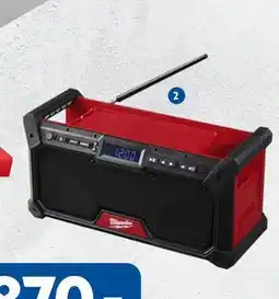 Davidsen 2. MILWAUKEE RADIO 18 V, DKK 1870 tilbud