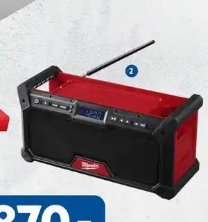 2. MILWAUKEE RADIO 18 V, DKK 1870