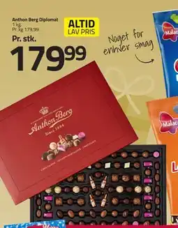 Fleggaard Anthon Berg Diplomat, DKK 179.99 tilbud