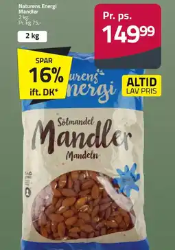 Fleggaard Naturens energi mandler tilbud