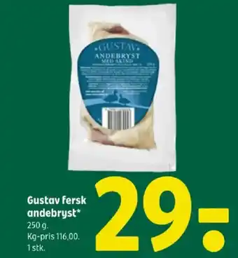 Gustav fersk andebryst*