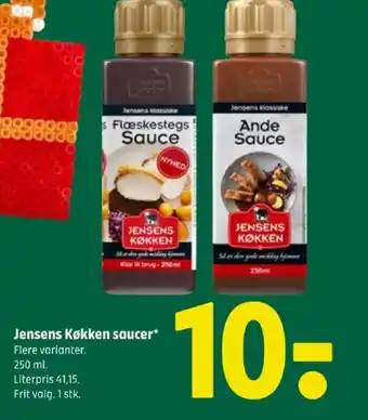 Jensens Køkken saucer