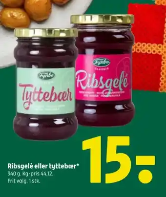 Coop 365 Ribsgelé eller tyttebær* tilbud