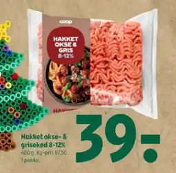 Coop 365 Hakket okse- & grisekød 8-12% tilbud