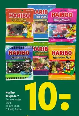 Coop 365 Haribo slikposer* tilbud