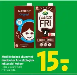 Coop 365 Matilde kakao skummet- mælk eller Arla økologisk laktosefri kakao* tilbud