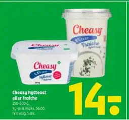 Coop 365 Cheasy hytteost eller fraiche tilbud