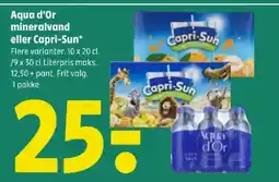 Coop 365 Aqua d'Or mineralvand eller Capri-Sun* tilbud