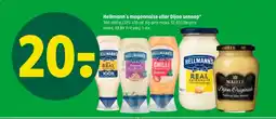 Coop 365 Hellmann's mayonnaise eller Dijon sennep* tilbud