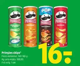 Coop 365 Pringles chips* tilbud