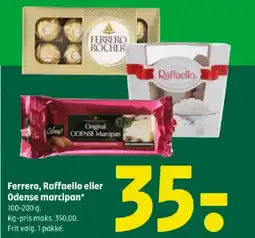 Coop 365 Ferrero, Raffaello eller Odense marcipan* tilbud