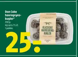 Coop 365 Dan Cake havregryns- kugler* tilbud