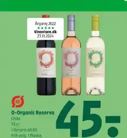 Coop 365 0-Organic Reserva tilbud