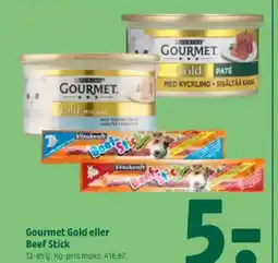 Coop 365 Gourmet Gold eller Beef Stick tilbud