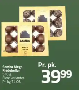 Fleggaard Samba Mega Flødeboller tilbud