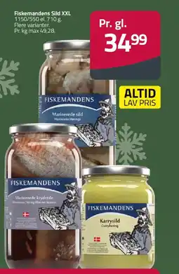 Fleggaard Fiskemandens Sild XXL 1150/550 el. tilbud