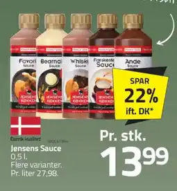 Fleggaard Jensens sauce tilbud