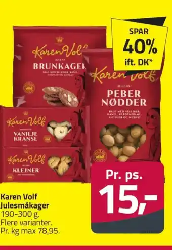 Fleggaard Karen Volf Julesmåkager tilbud