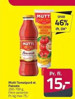 Fleggaard Mutti Tomatpuré el. Passata tilbud