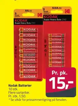 Fleggaard Kodak Batterier tilbud