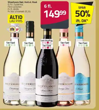 Fleggaard Silverboom Rød, Hvid el. Rosé tilbud