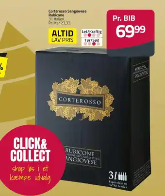 Fleggaard Corterosso Sangiovese Rubicone tilbud