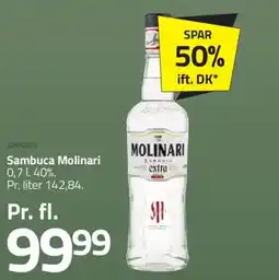 Fleggaard Sambuca Molinari tilbud