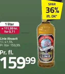 Fleggaard Linie Akvavit tilbud