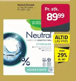 Fleggaard Neutral Storvask tilbud