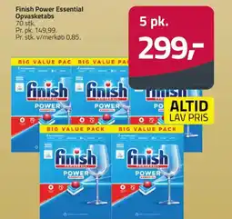 Fleggaard Finish Power Essential Opvasketabs tilbud