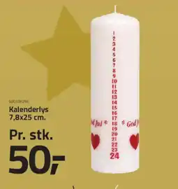 Fleggaard Kalenderlys tilbud