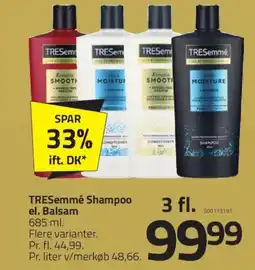 Fleggaard TRESemmé Shampoo el. Balsam tilbud
