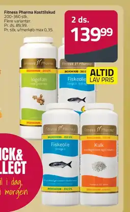 Fleggaard Fitness Pharma Kosttilskud tilbud
