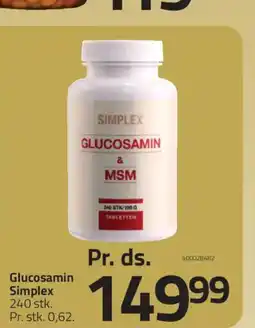 Fleggaard Glucosamin Simplex tilbud