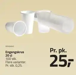 Fleggaard Engangskrus tilbud